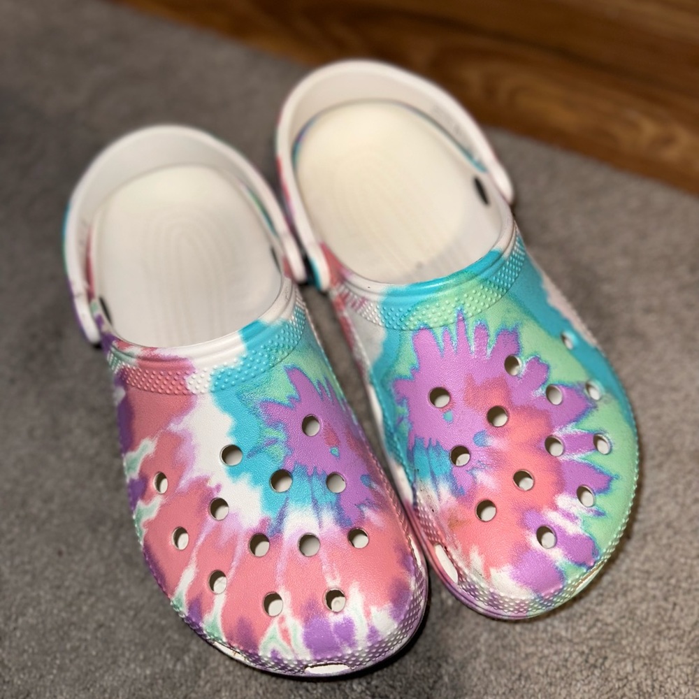 Tye-Dye Crocs